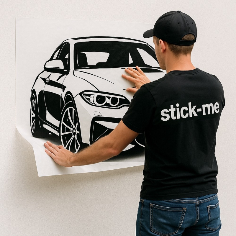 Autocollant grand format