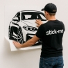 Autocollant grand format