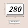 Stickers Numéros de Maison & Nom Boîte aux Lettres – Lot de 15 autocollants personnalisés